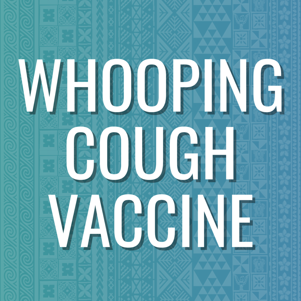 whooping cough vaccine